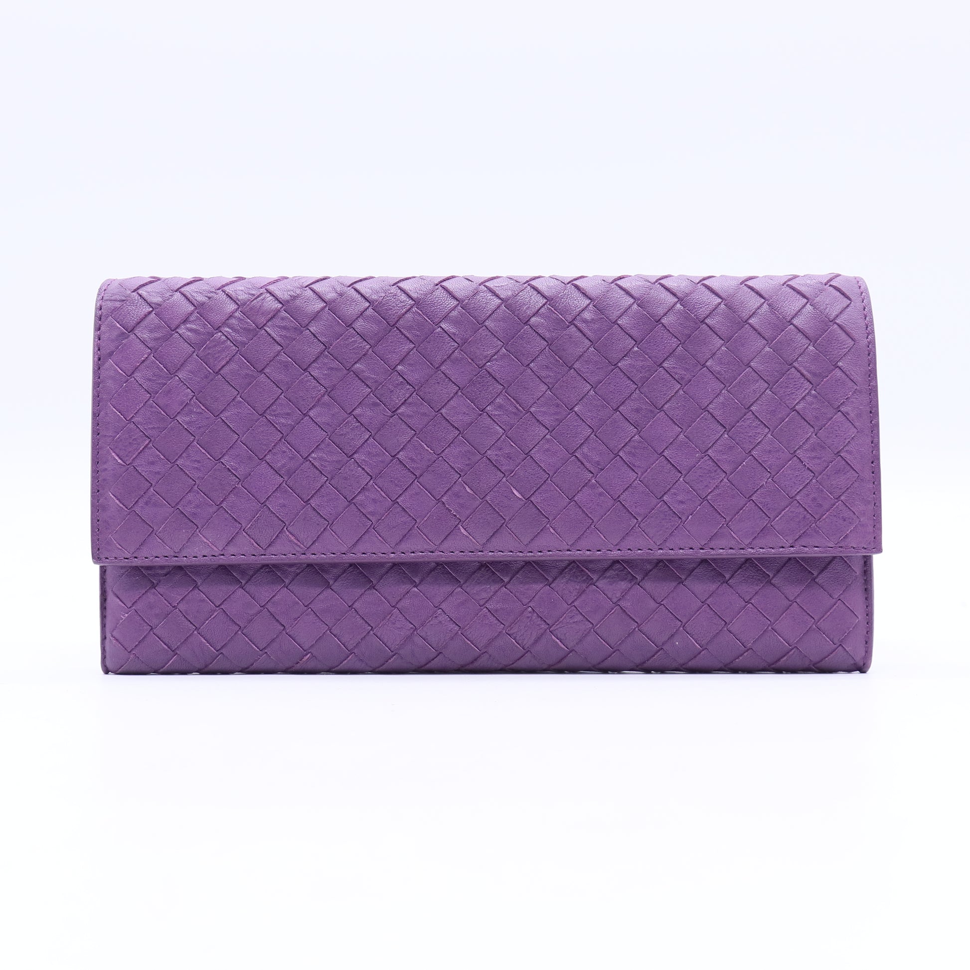 Flap Clutch Intrecciato Nappa Twins W20764