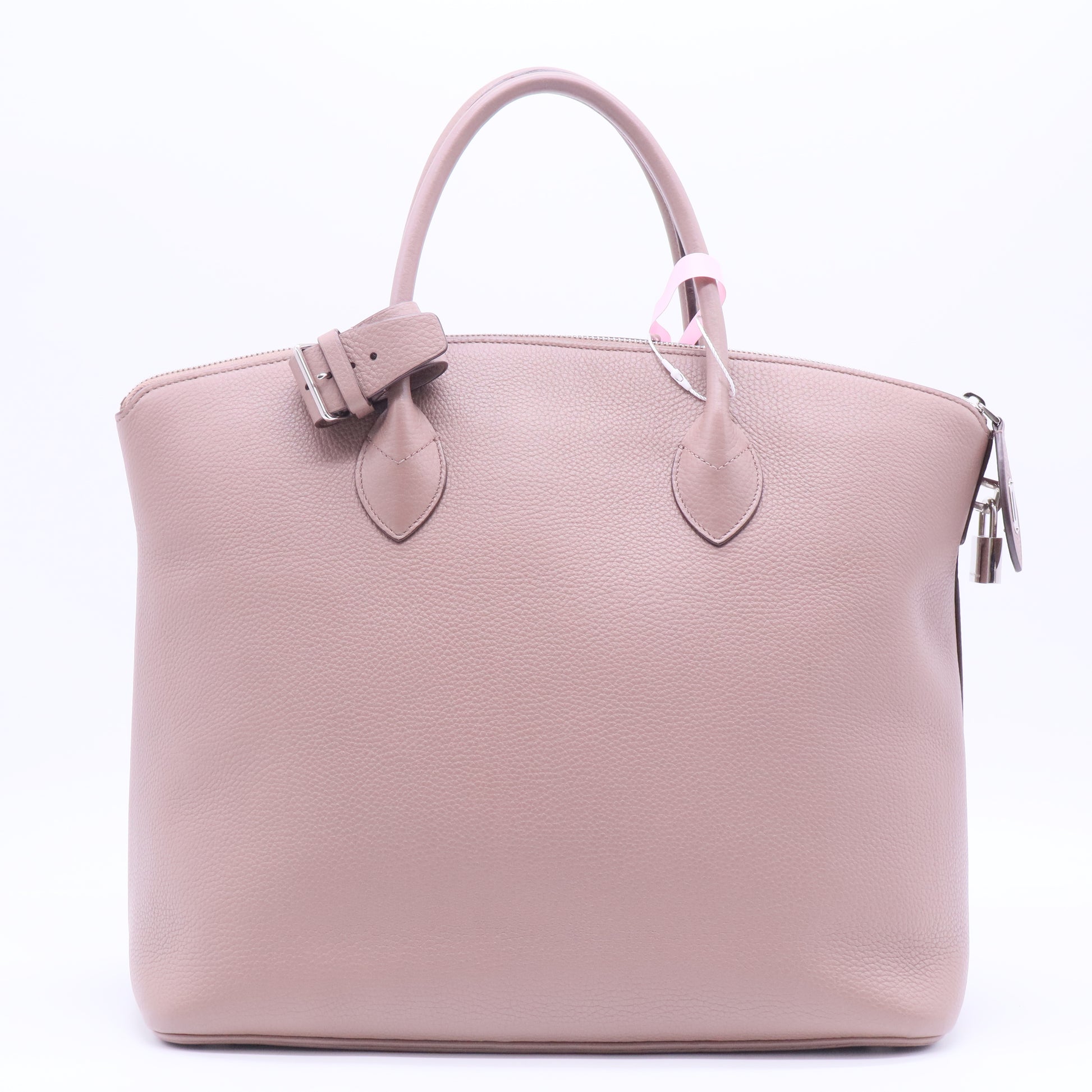 Limited Edition Framboise Chevre Leather Haute Maroquinerie Lockit Bag LDJ2830  Twins
