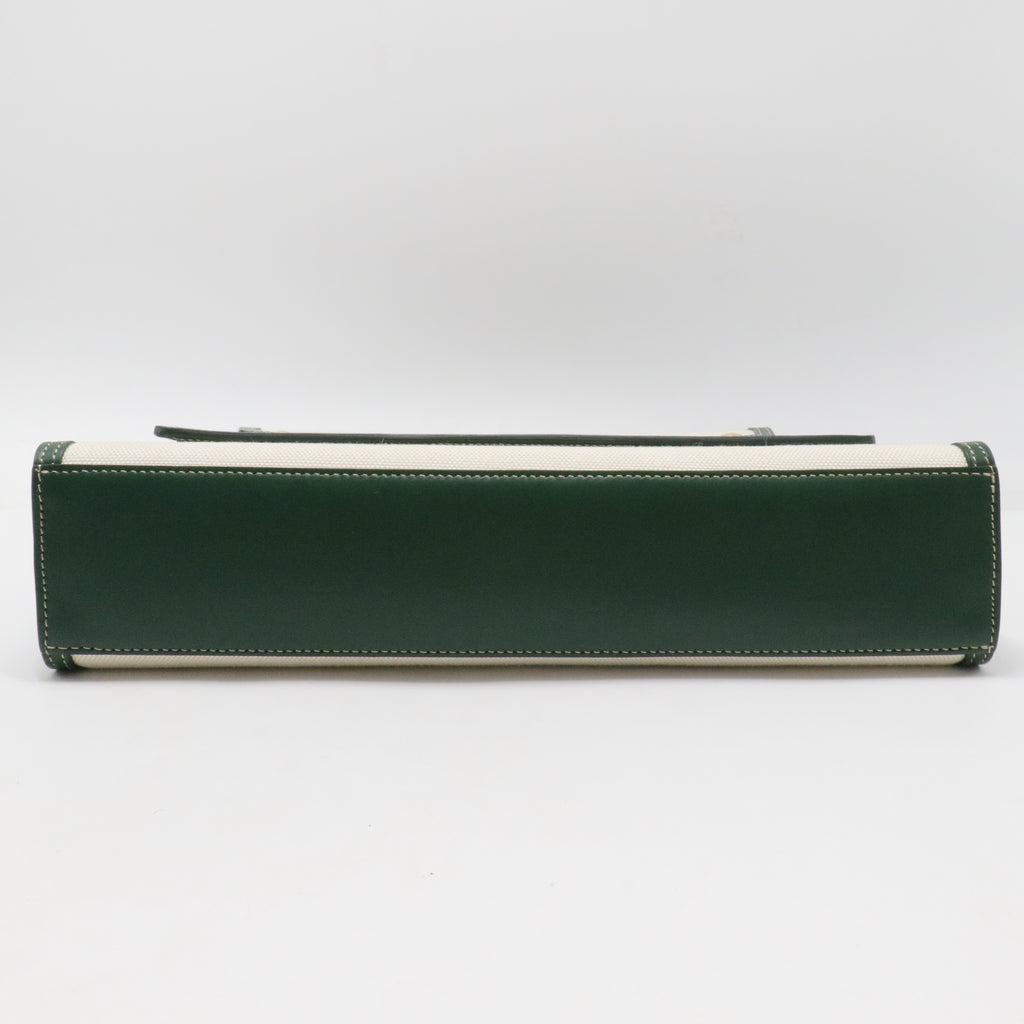 Logo Pocket Tote Canvas with Leather Mini