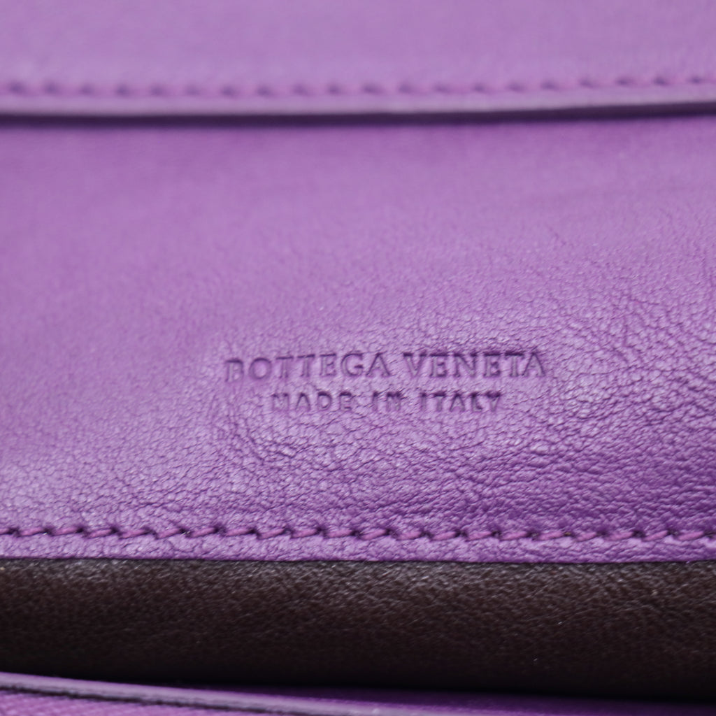 Flap Clutch Intrecciato Nappa Twins W20764