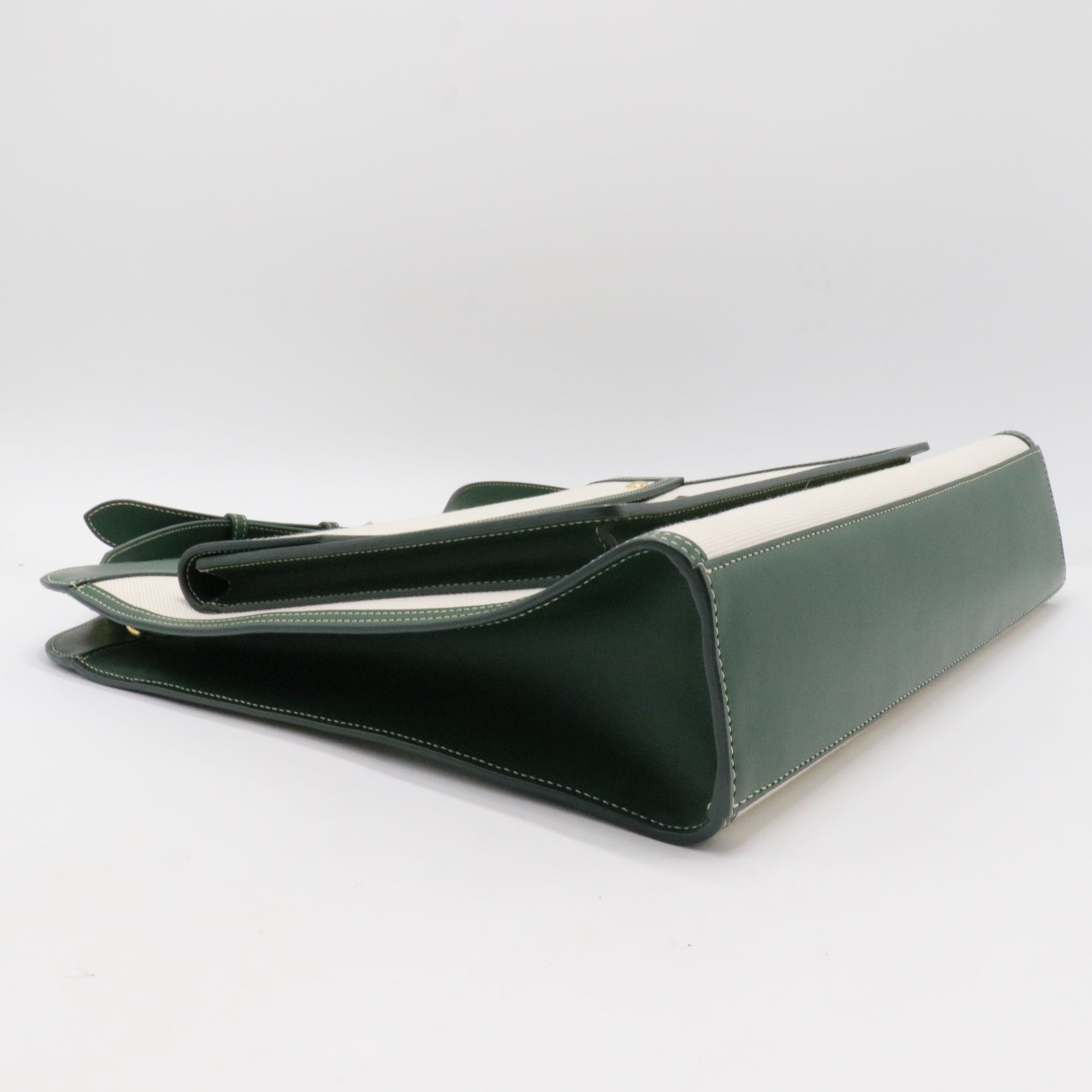Logo Pocket Tote Canvas with Leather Mini