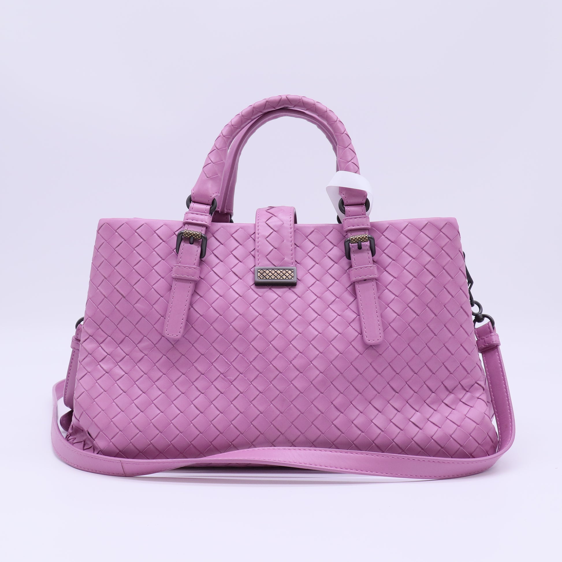 Bottega Veneta Intrecciato Roma 2WAY Leather Handbag B22567