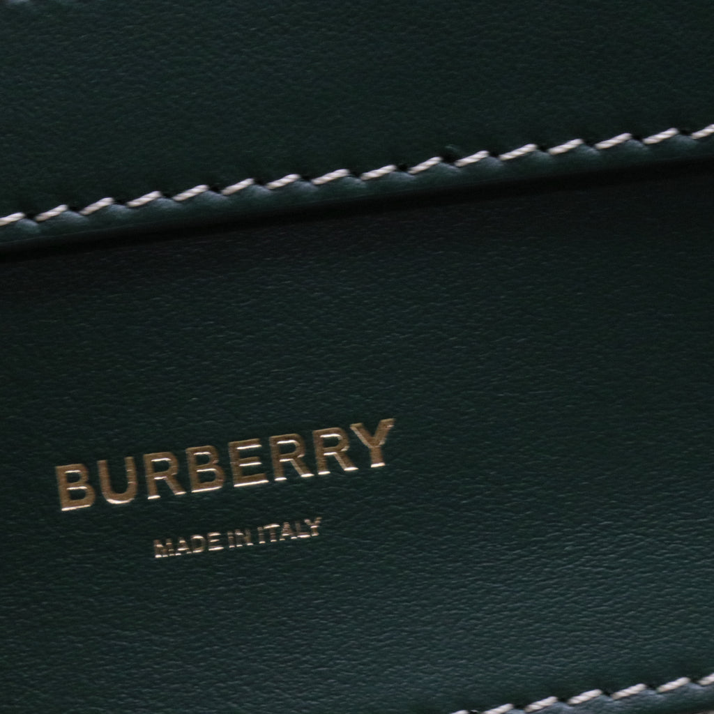 Logo Pocket Tote Canvas with Leather Mini