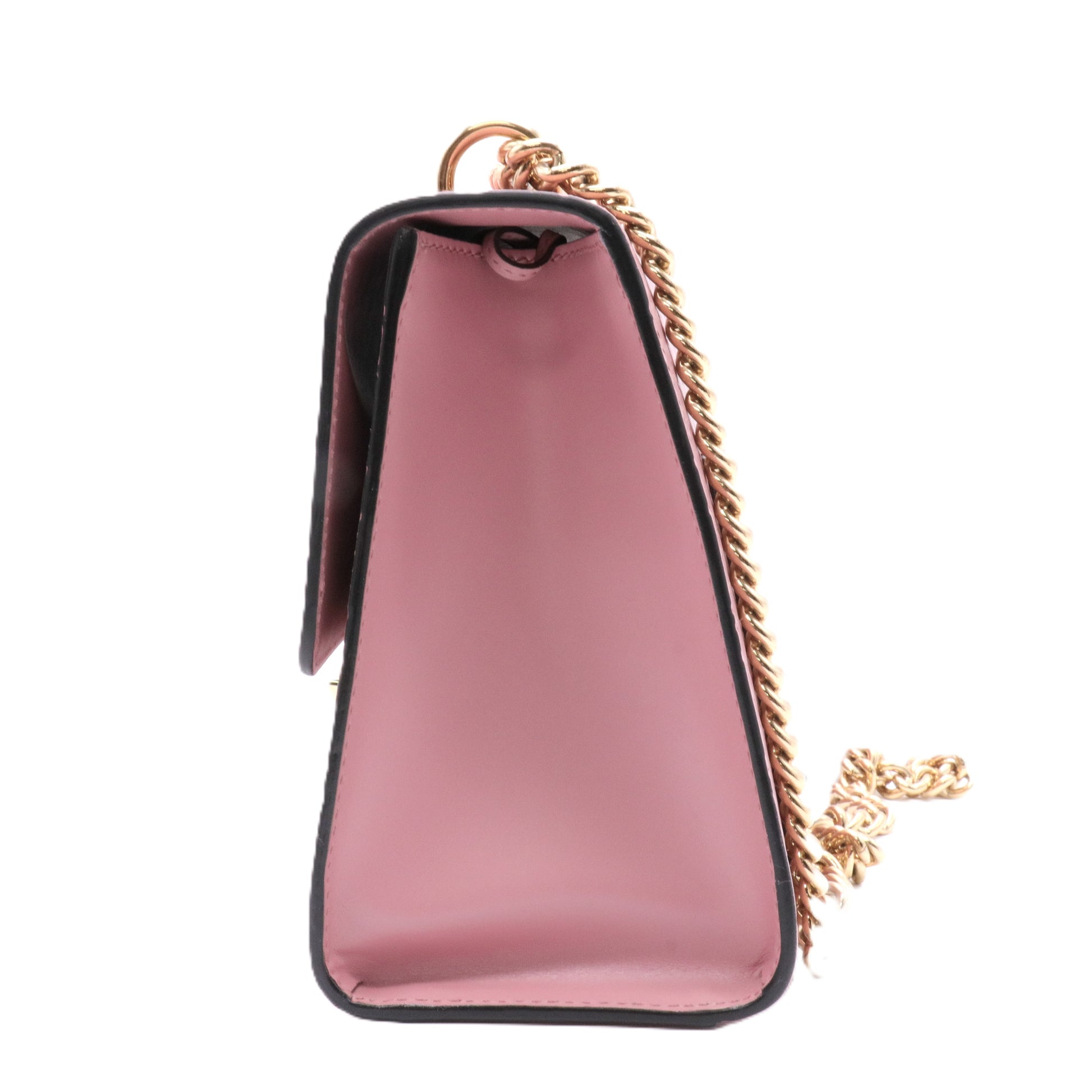 Pink Guccissima Leather Padlock Medium Shoulder Bag