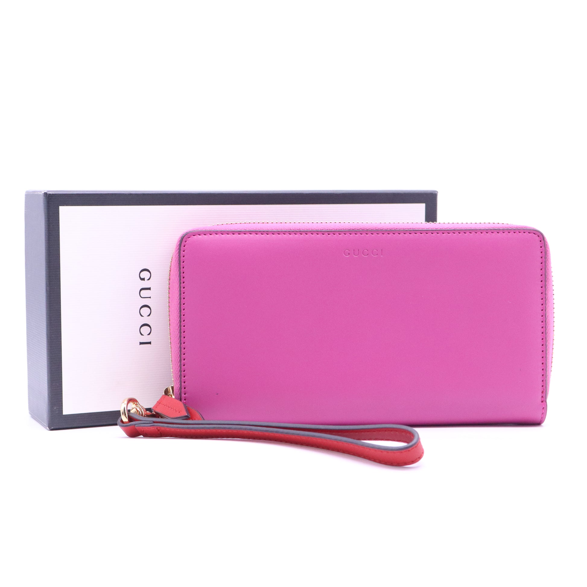 Gucci  Leather Wristlet W21026