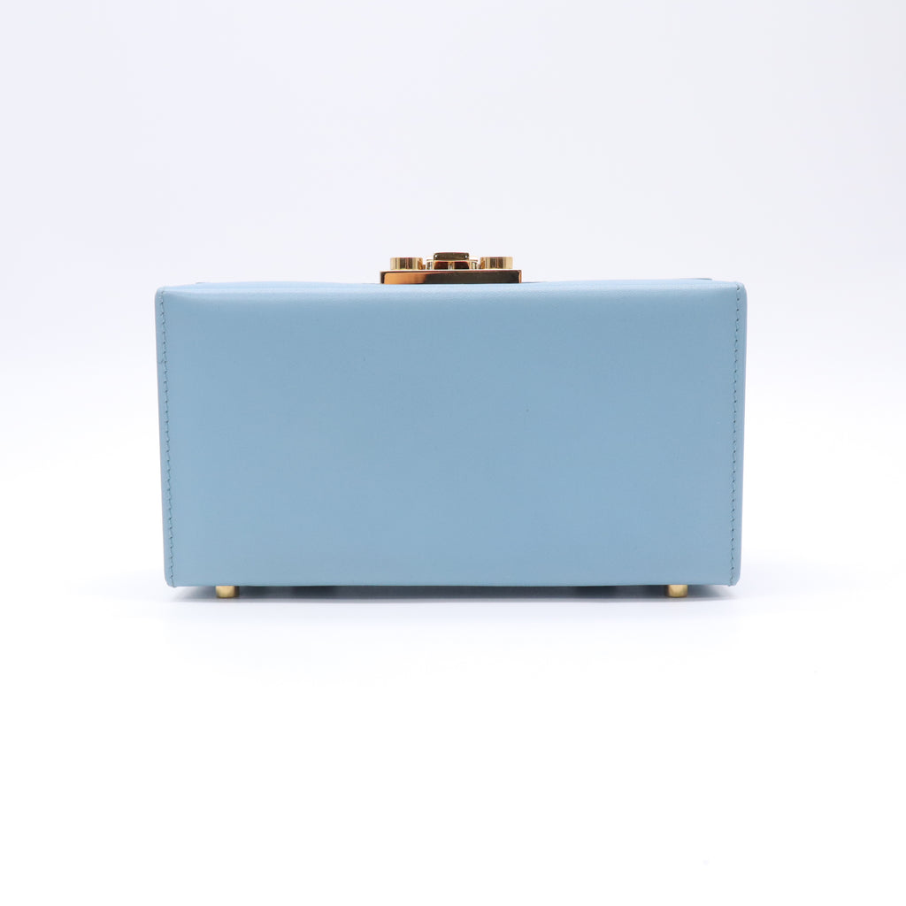 Saint Laurent Micro Mellettes Leather Box Clutch B23615
