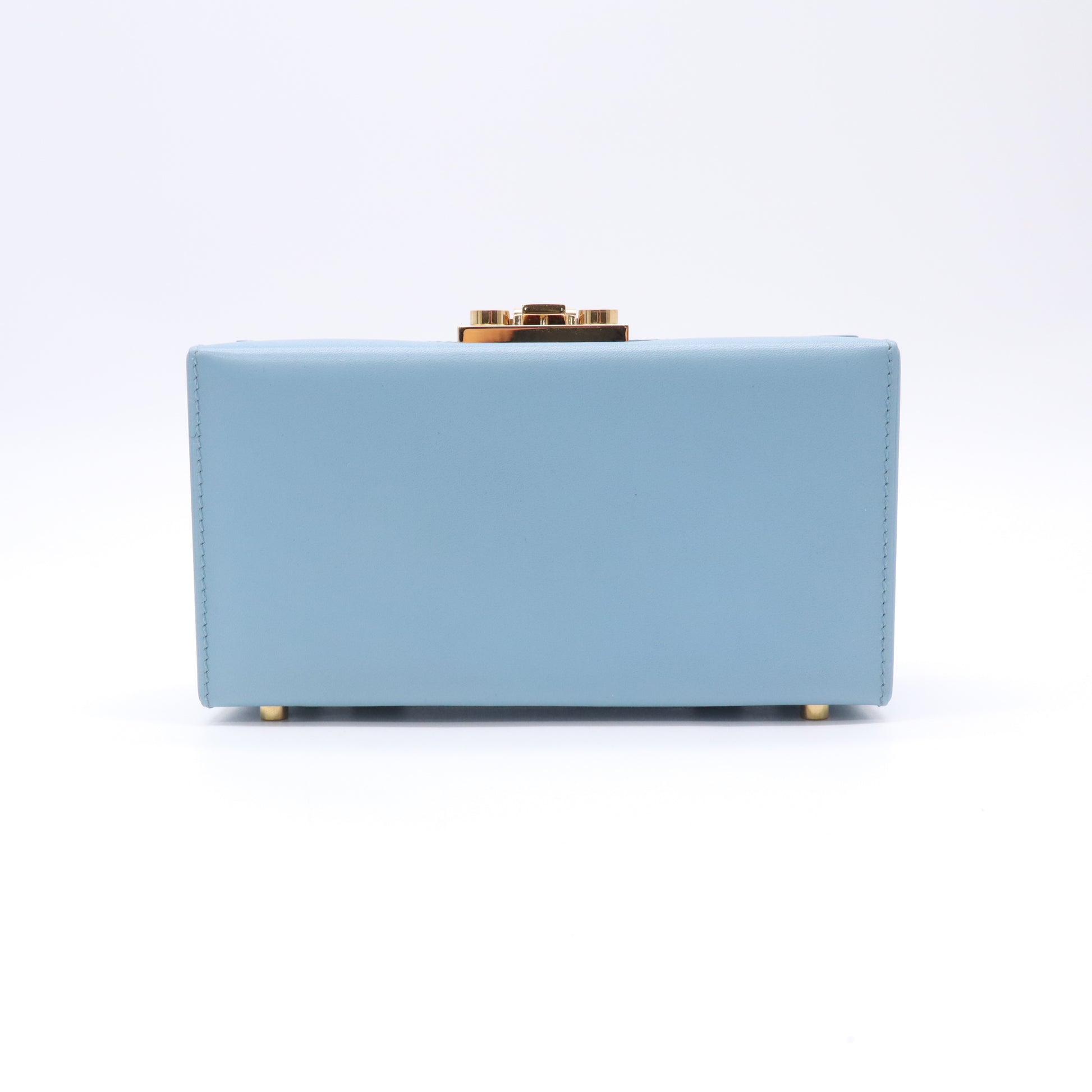 Saint Laurent Micro Mellettes Leather Box Clutch B23615