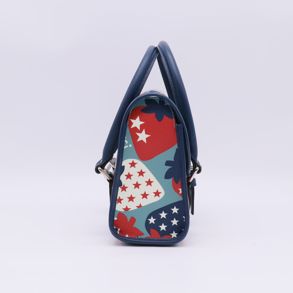 Gucci Children's Strawberry Star Top Handle Satchel Bag B23634