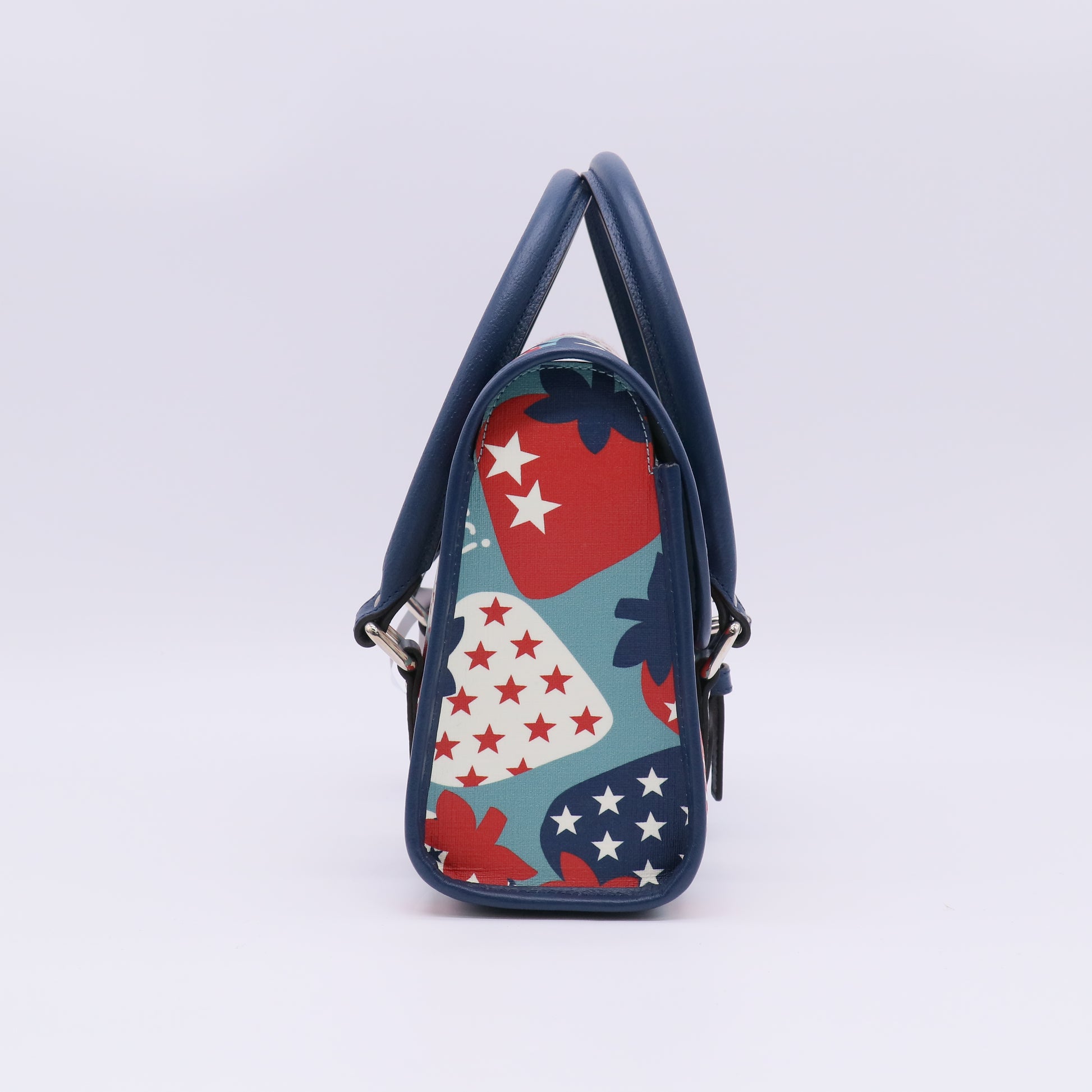 Gucci Children's Strawberry Star Top Handle Satchel Bag B23634