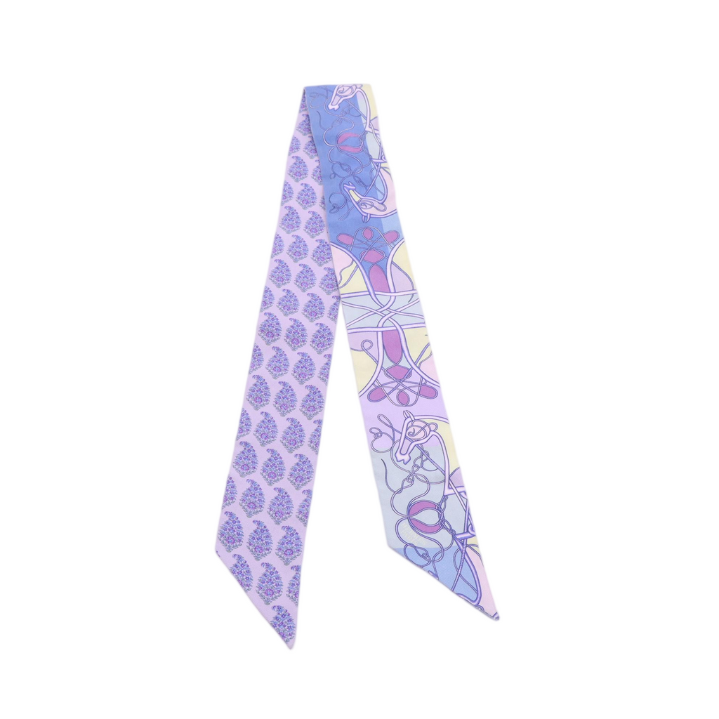 Hermès Coup de Fouet au Bloc Twilly Scarf W23231