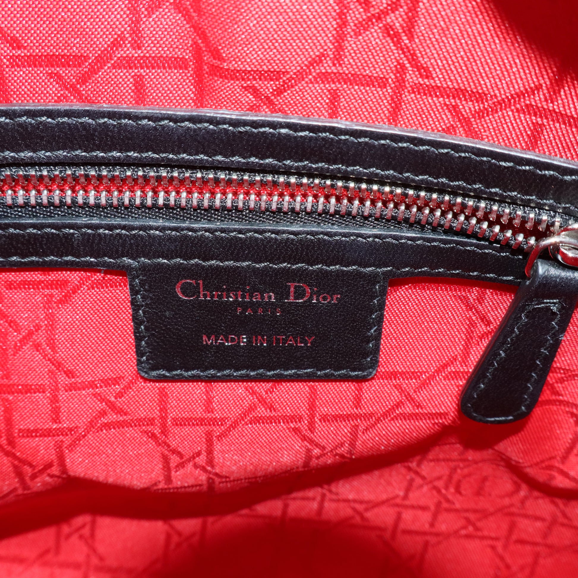 Soft Special Edition Black Cannage Quilted Lambskin Lady Dior Large Tote Bag LDJ2390 Twins