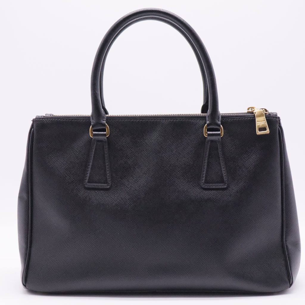 Black Saffiano Lux Galleria Handbag