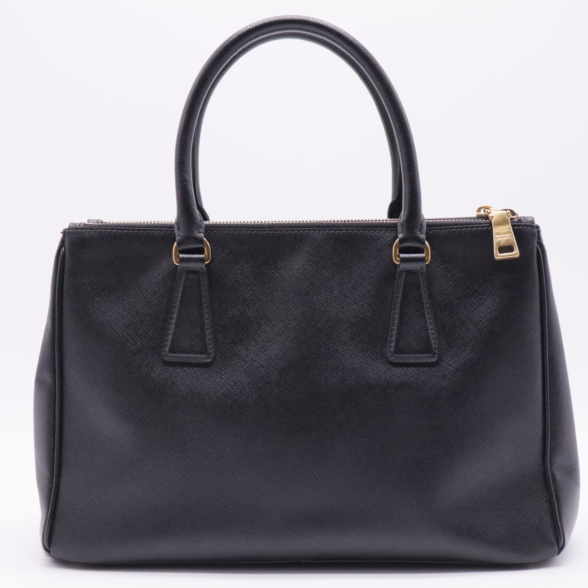 Black Saffiano Lux Galleria Handbag