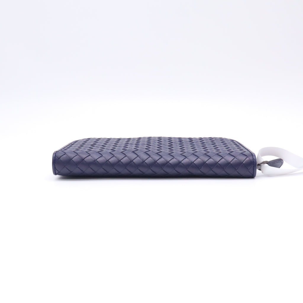 Bottega Veneta Intrecciato Zip-Around Continental Long Wallet W22749