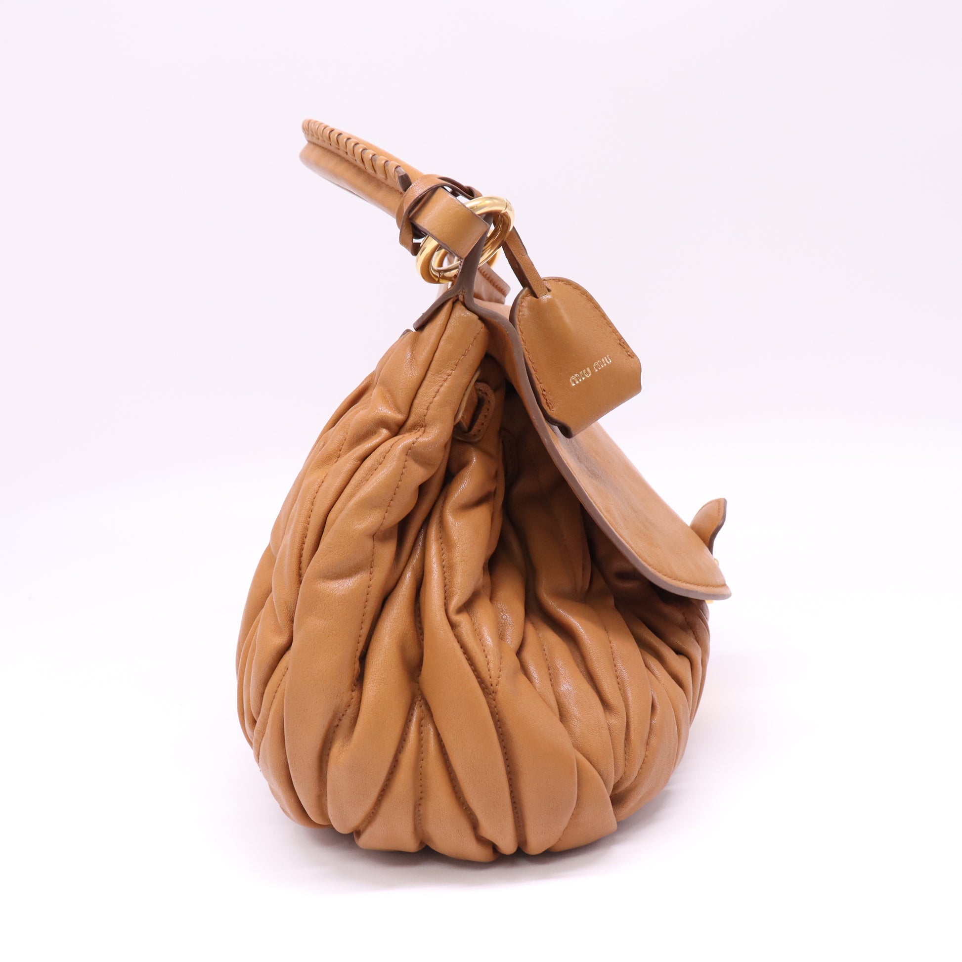 Miu Miu Matelassé 2-Way Top Handle Shoulder Bag B22252