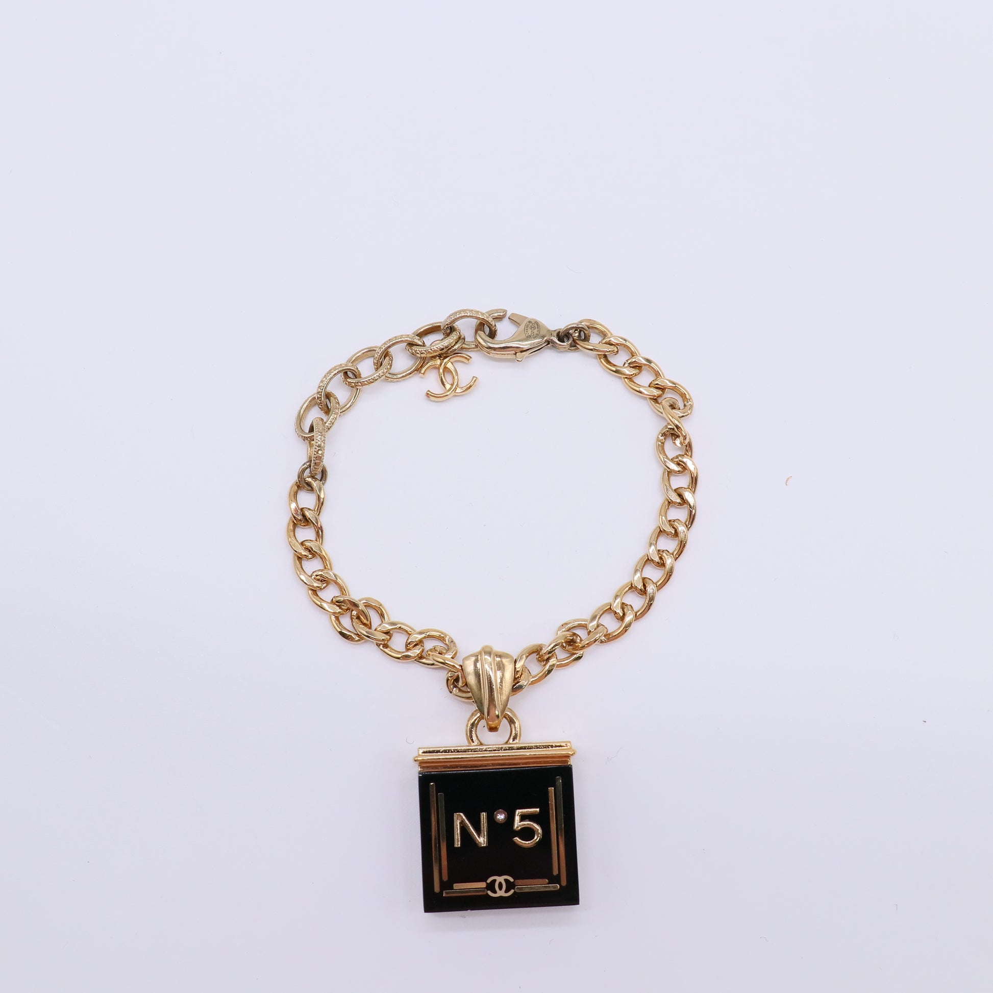 Chanel No.5 Perfume Bottle Charm Bracelet W21778