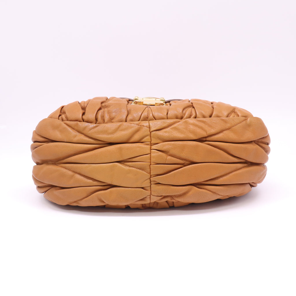 Miu Miu Matelassé 2-Way Top Handle Shoulder Bag B22252