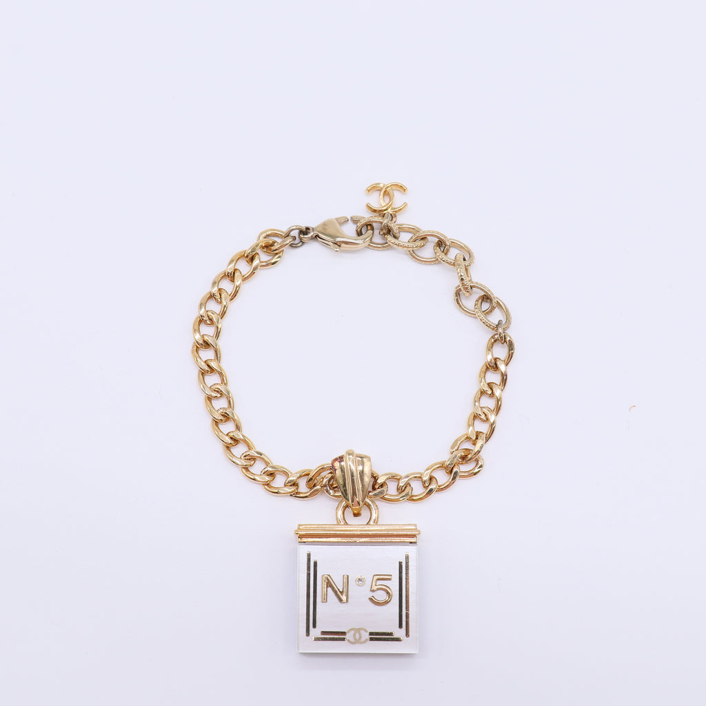 Chanel No.5 Perfume Bottle Charm Bracelet W21778