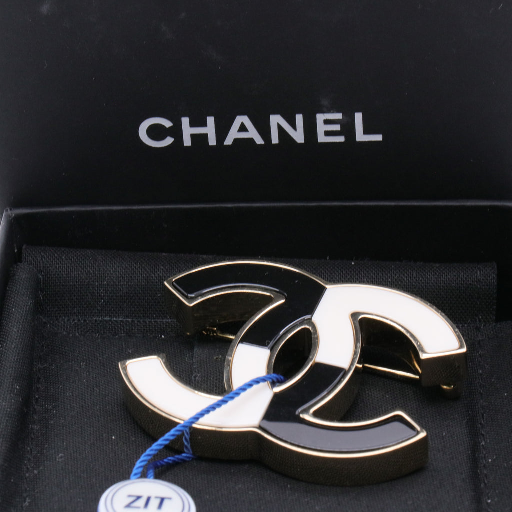 2023 Resin CC Color Block Brooch Twins