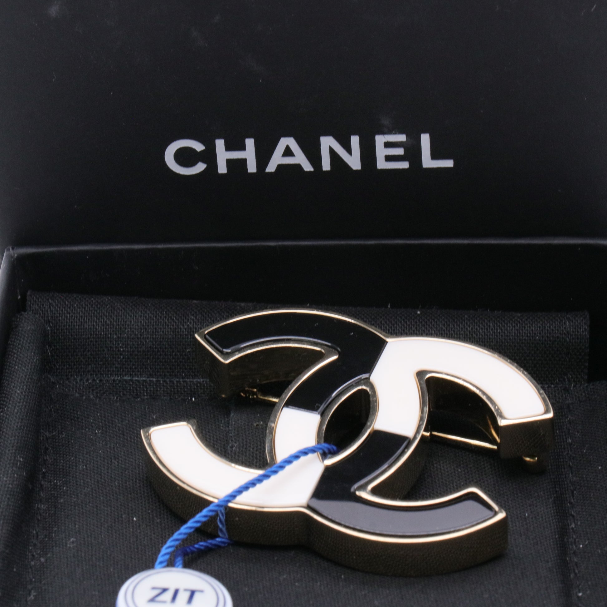 2023 Resin CC Color Block Brooch Twins