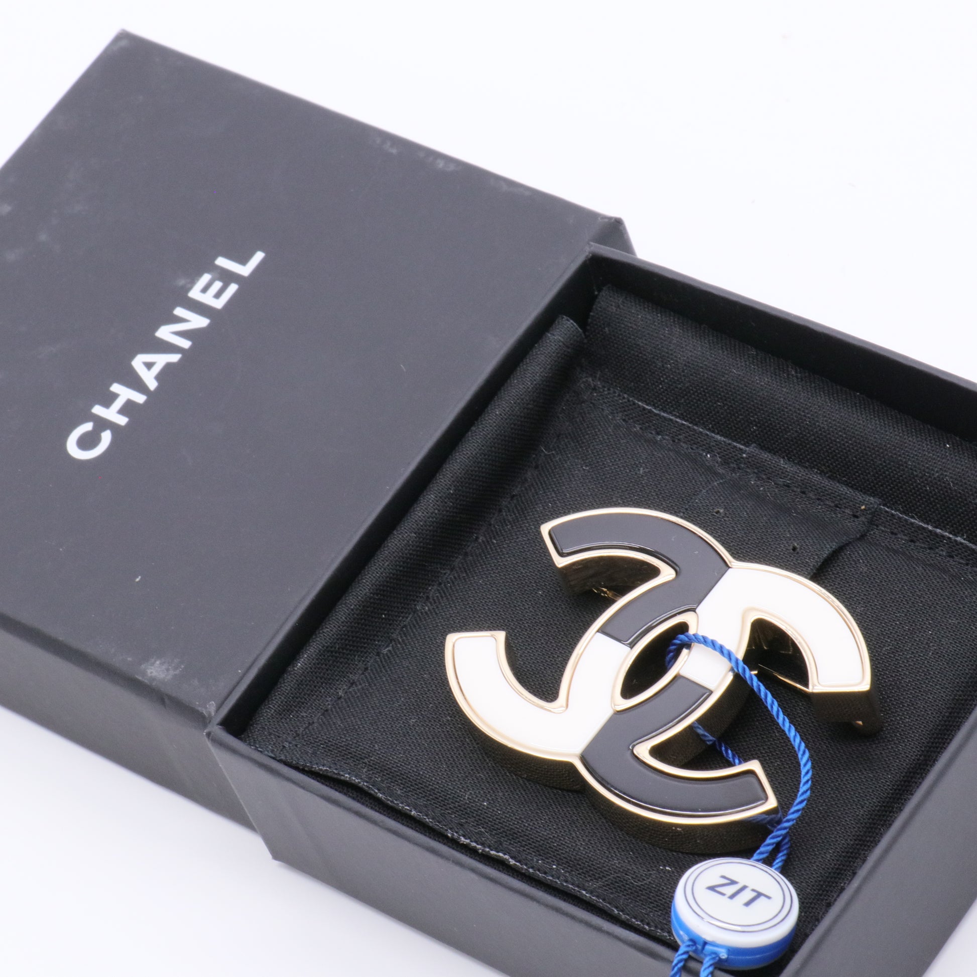 2023 Resin CC Color Block Brooch Twins