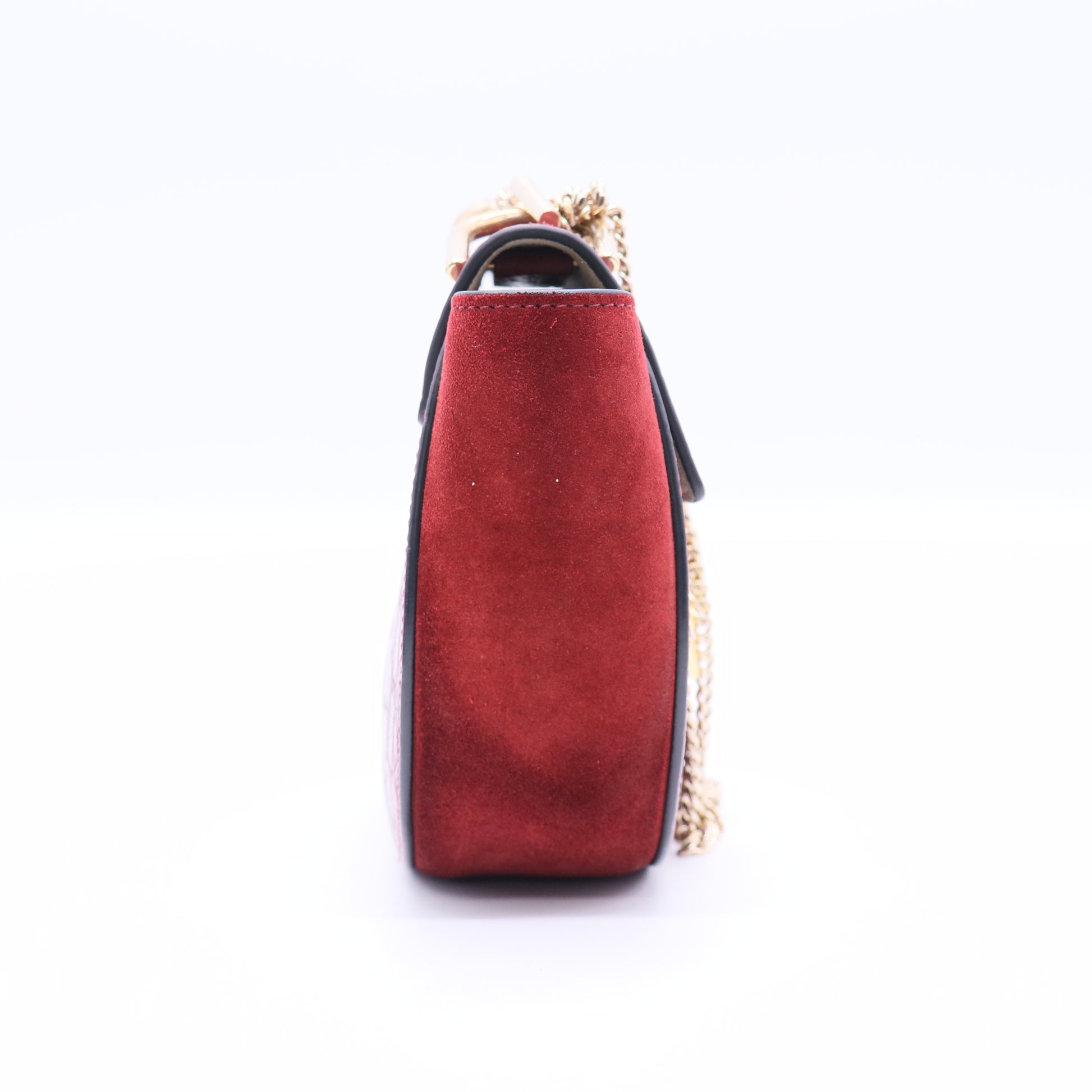 Drew Crossbody Bag Crocodile Embossed Leather Mini  B20840