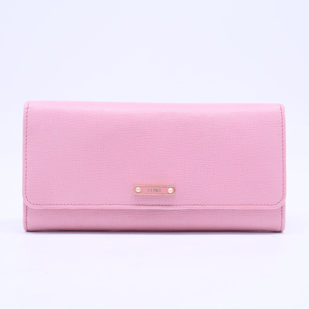 Magenta Leather Crayons Continental Wallet W20432