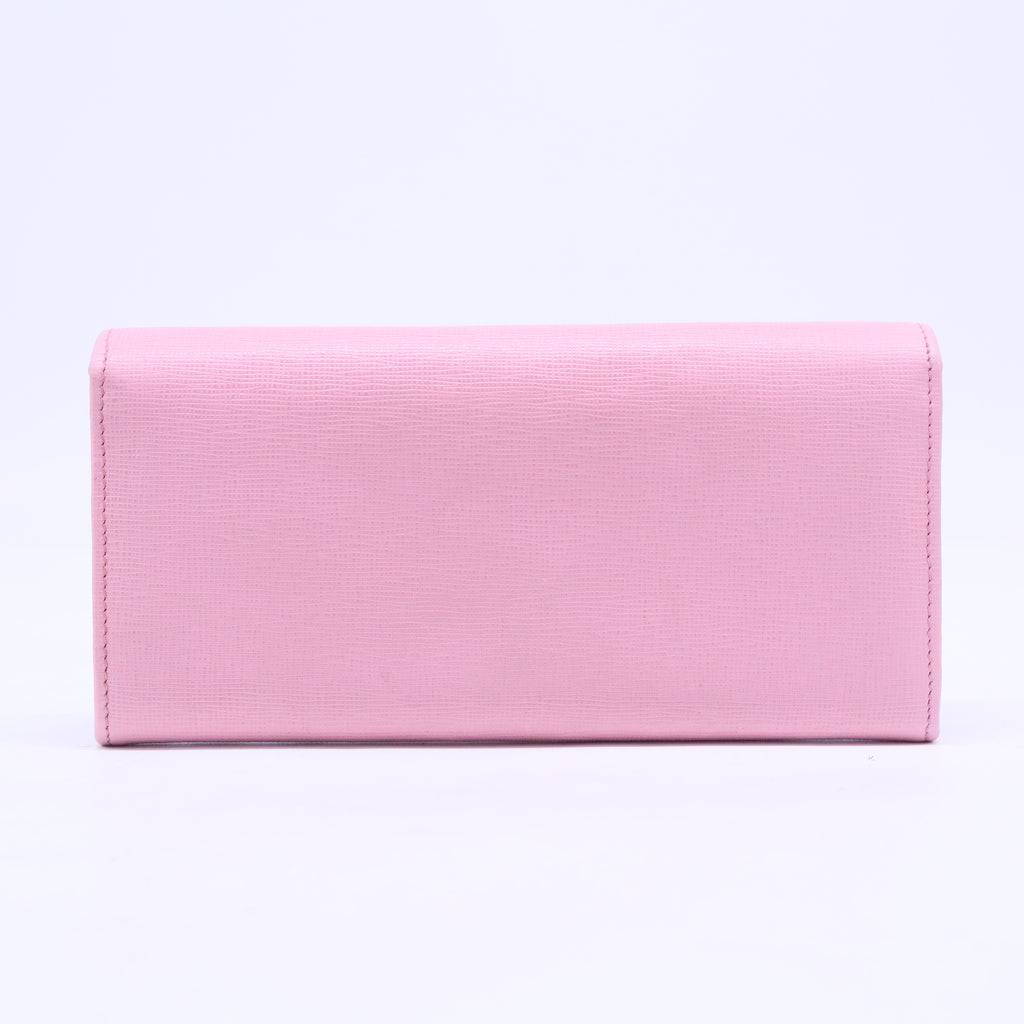 Magenta Leather Crayons Continental Wallet W20432