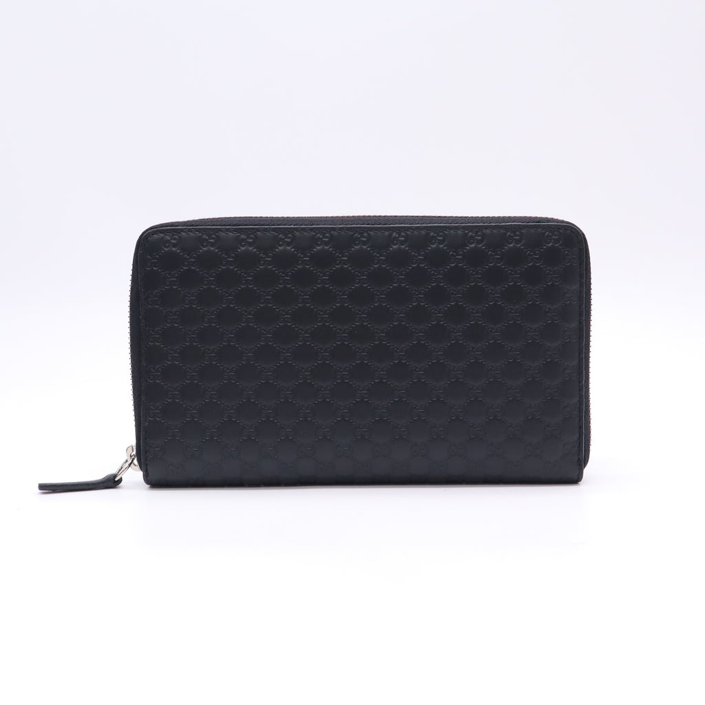 Micro Guccissima Leather Long Zippy Organizer Wallet W22811