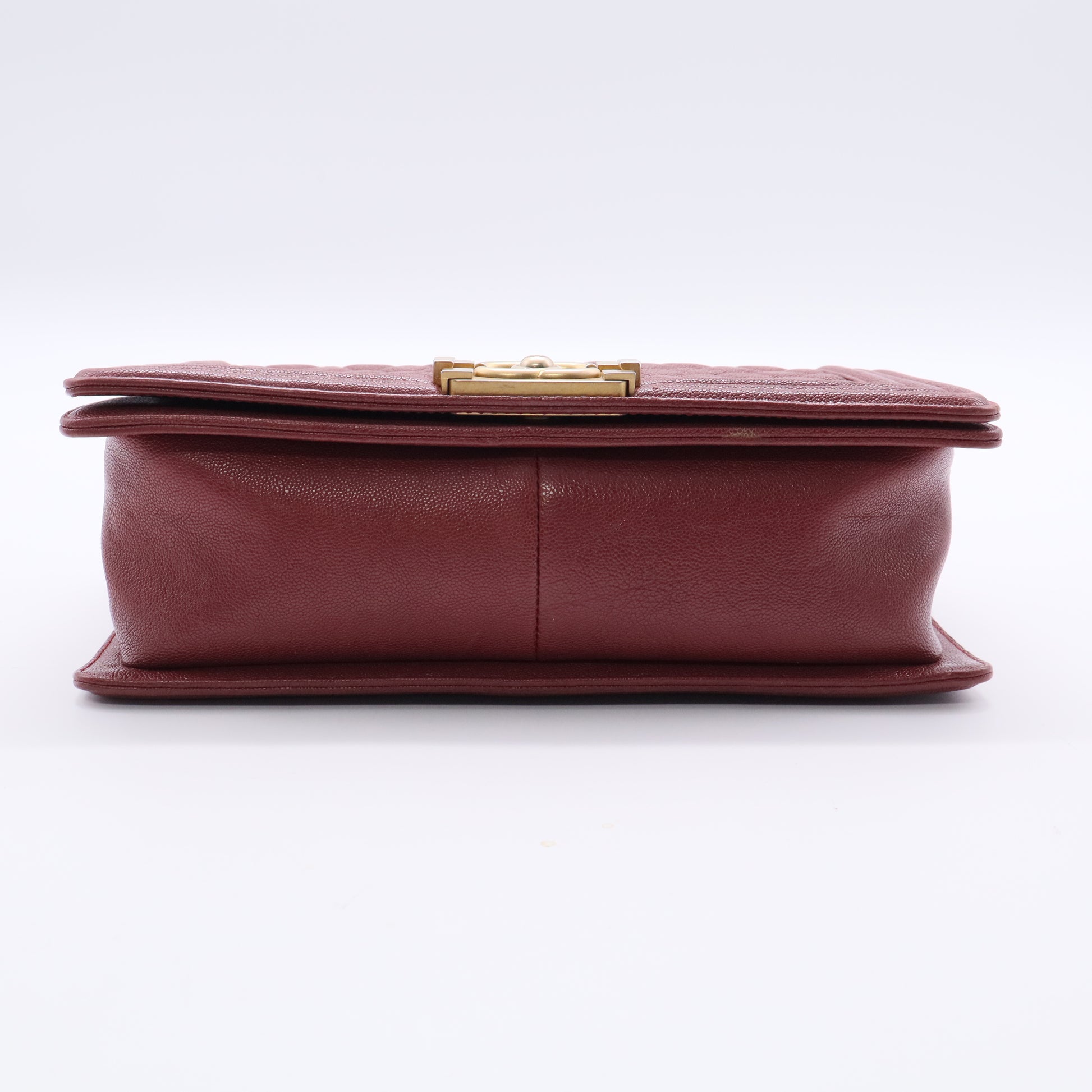 Le Boy Old Medium in Pink Cavier Gold Hardware LDJ2387 twins