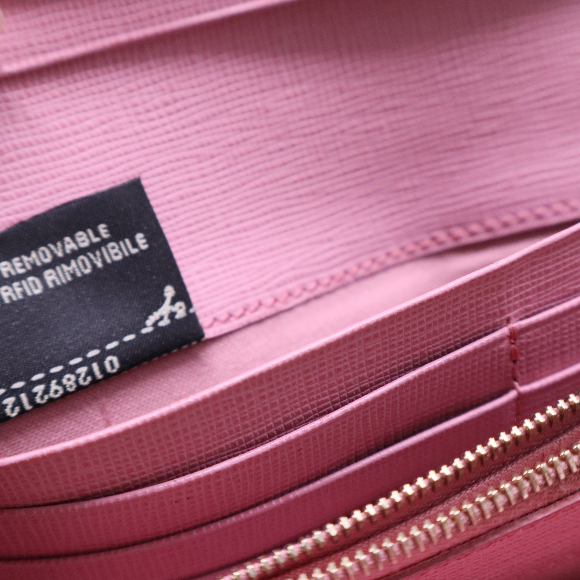 Magenta Leather Crayons Continental Wallet W20432