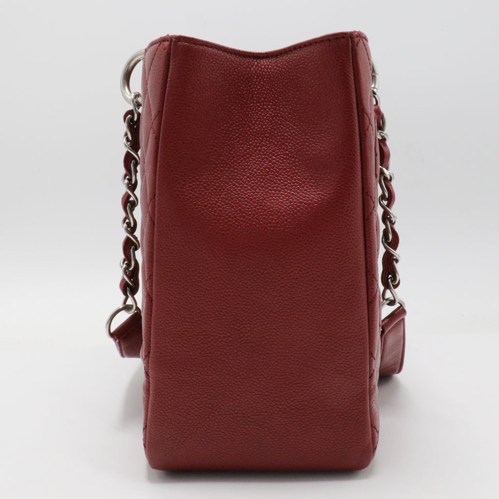 Grand Shopping Tote Quilted Caviar