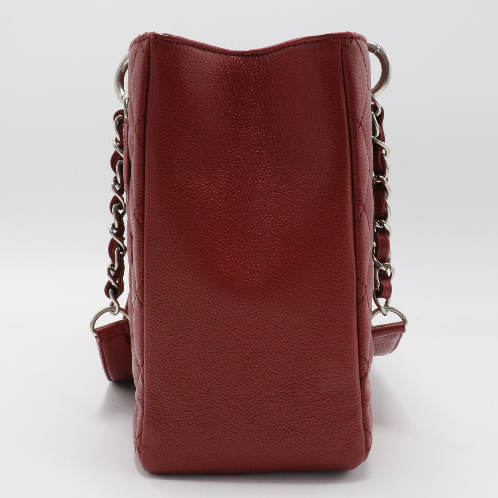 Grand Shopping Tote Quilted Caviar