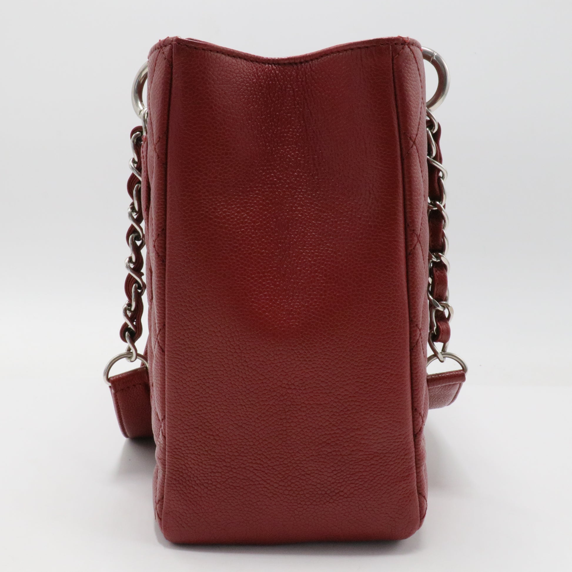 Grand Shopping Tote Quilted Caviar