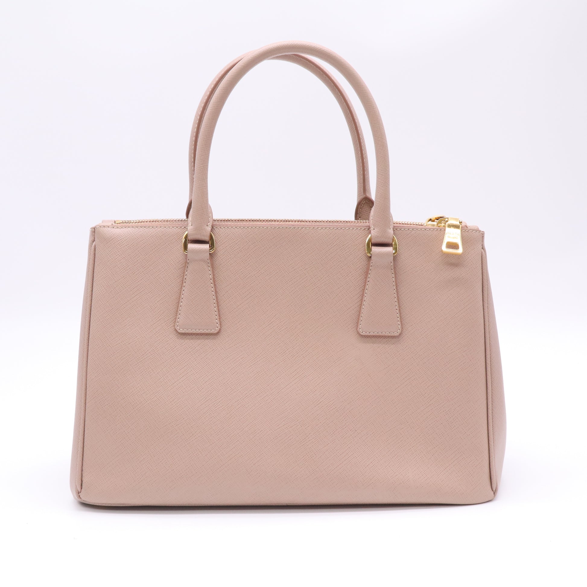 Saffiano Small Galleria Double Zip Tote Cammeo B22601