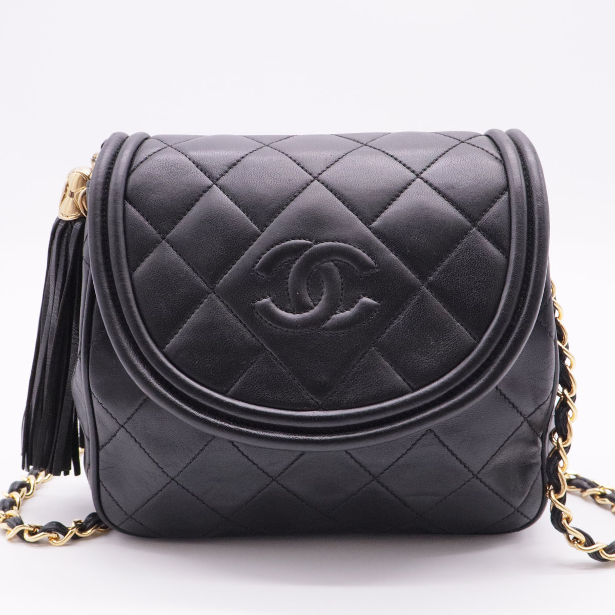 Chanel CC Matelasse Tassel Flap Crossbody