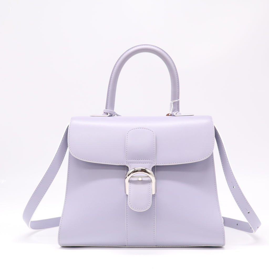Delvaux Brillant Top Handle Bag Leather MM Twins B22458