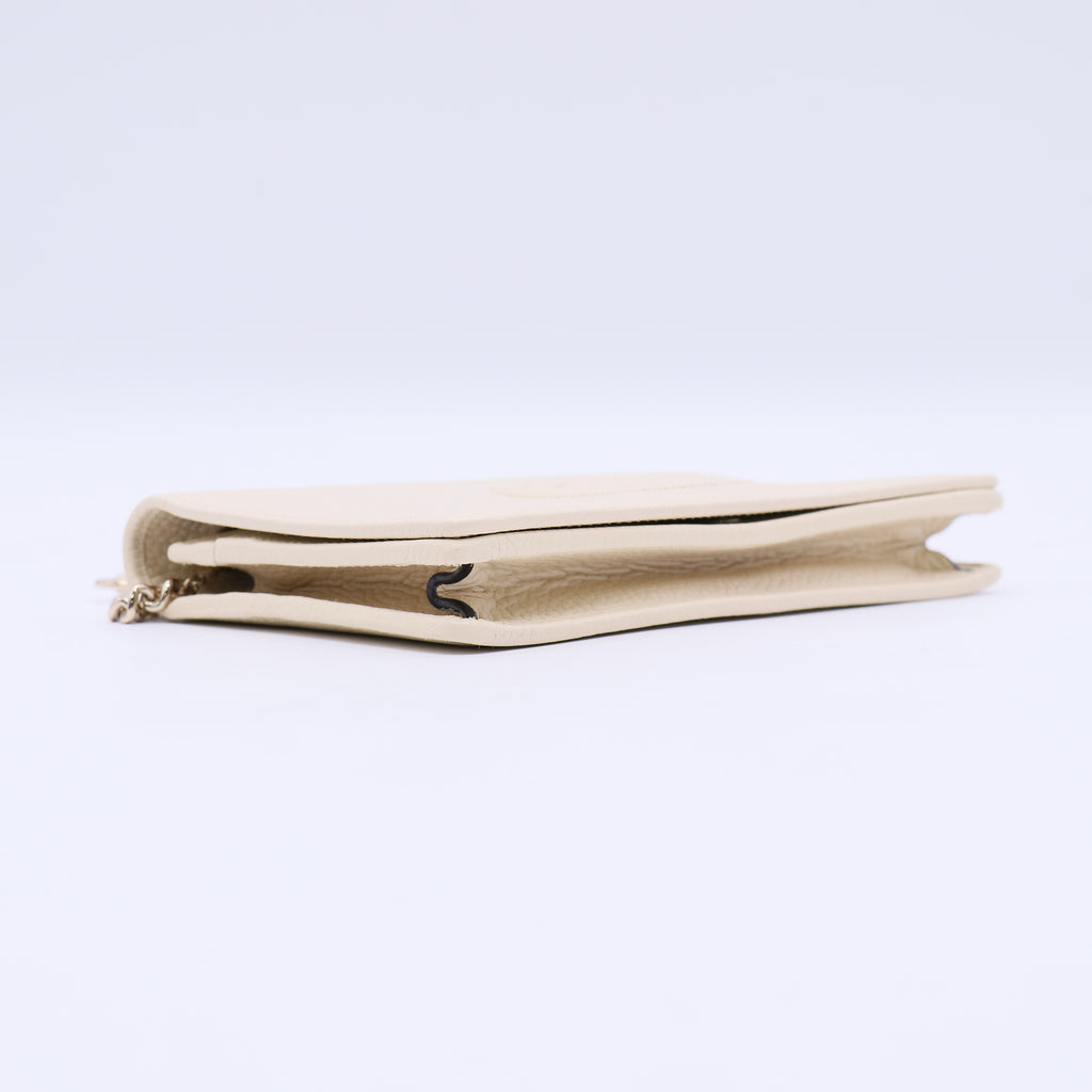 Soho Wallet on Chain Leather Twins W20650
