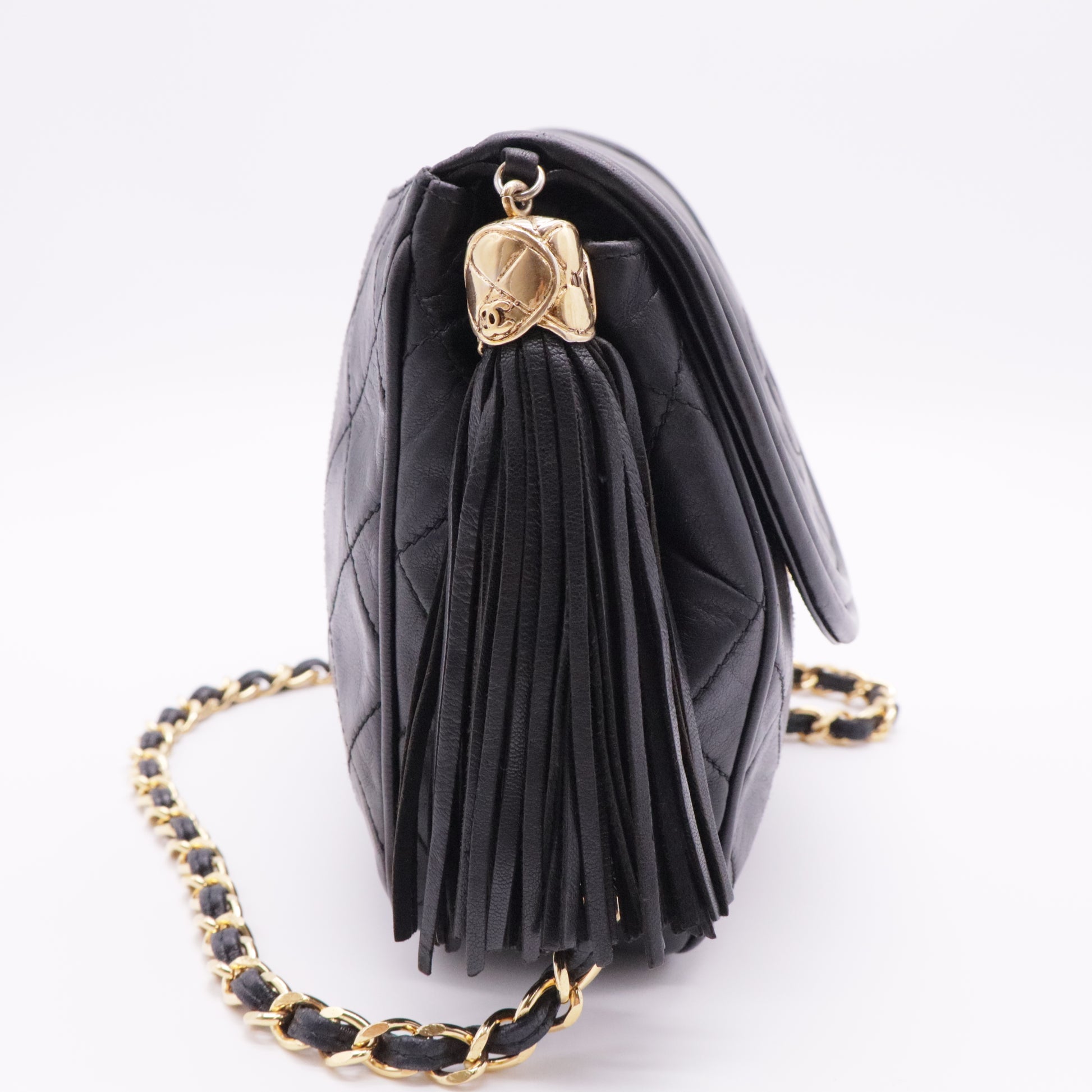 Chanel CC Matelasse Tassel Flap Crossbody