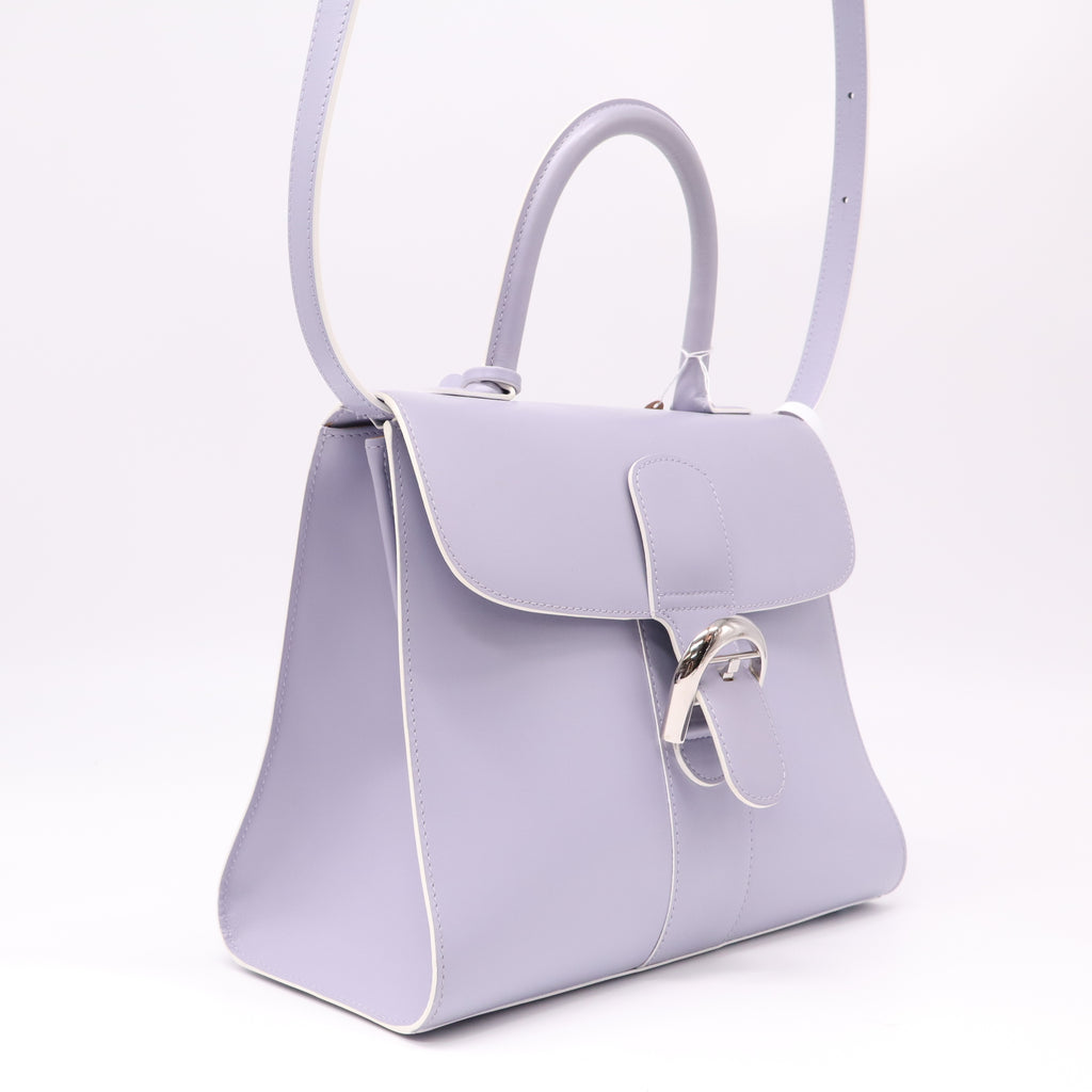 Delvaux Brillant Top Handle Bag Leather MM Twins B22458