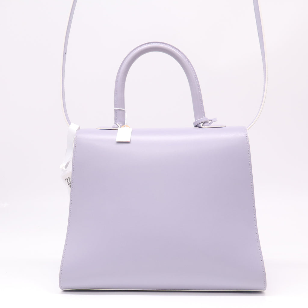 Delvaux Brillant Top Handle Bag Leather MM Twins B22458