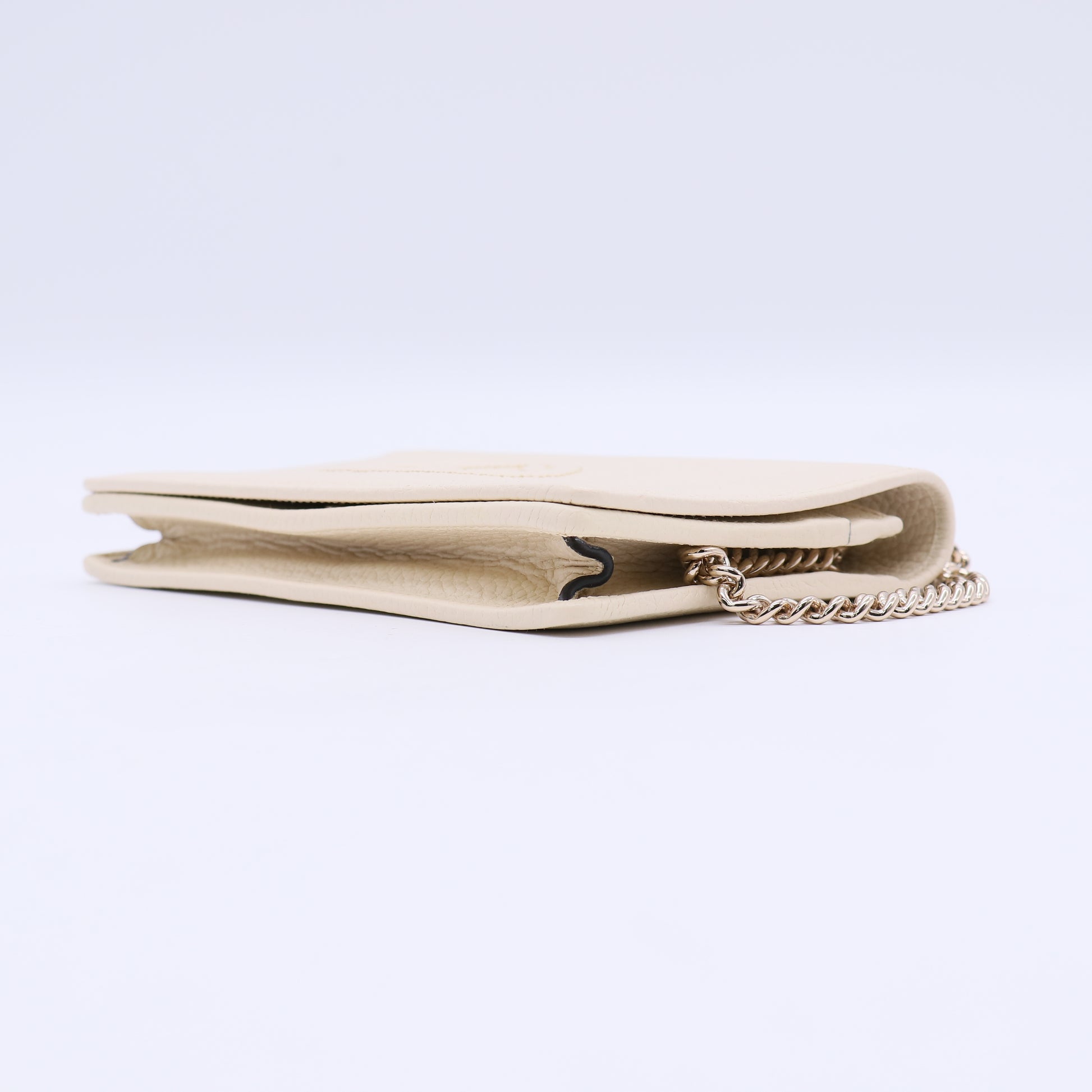 Soho Wallet on Chain Leather Twins W20650