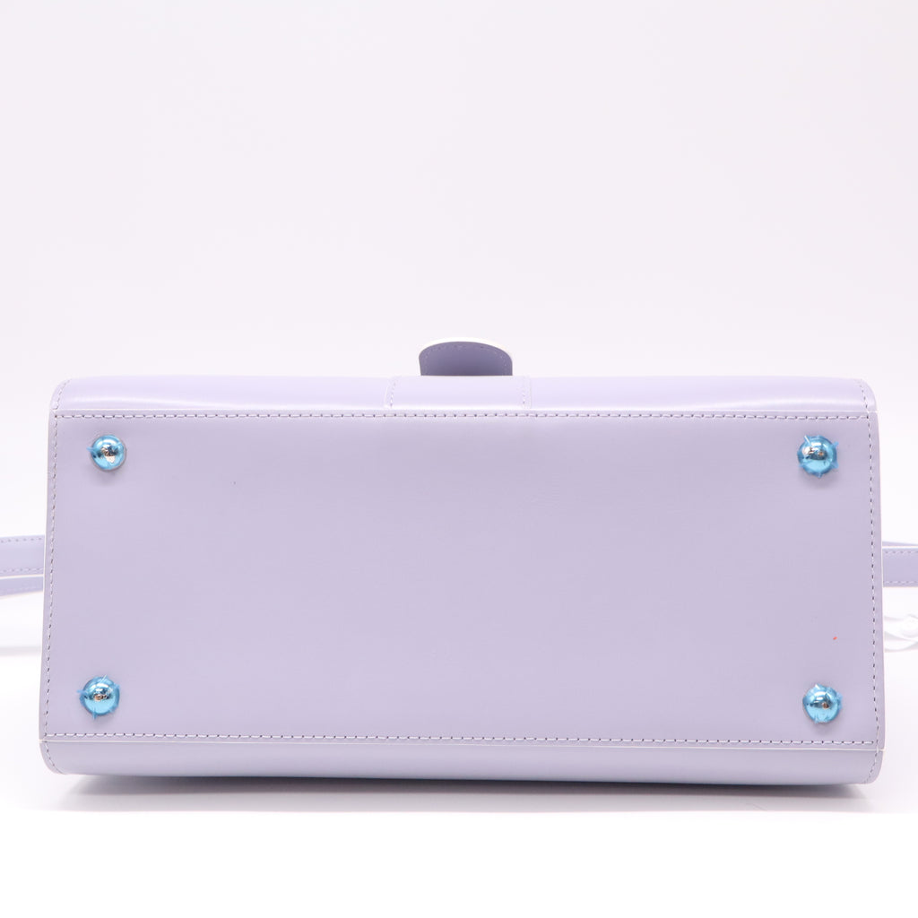 Delvaux Brillant Top Handle Bag Leather MM Twins B22458