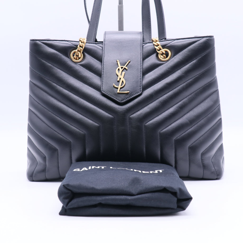 LouLou Tote Matelasse Chevron Leather Large Twins LDJ3725
