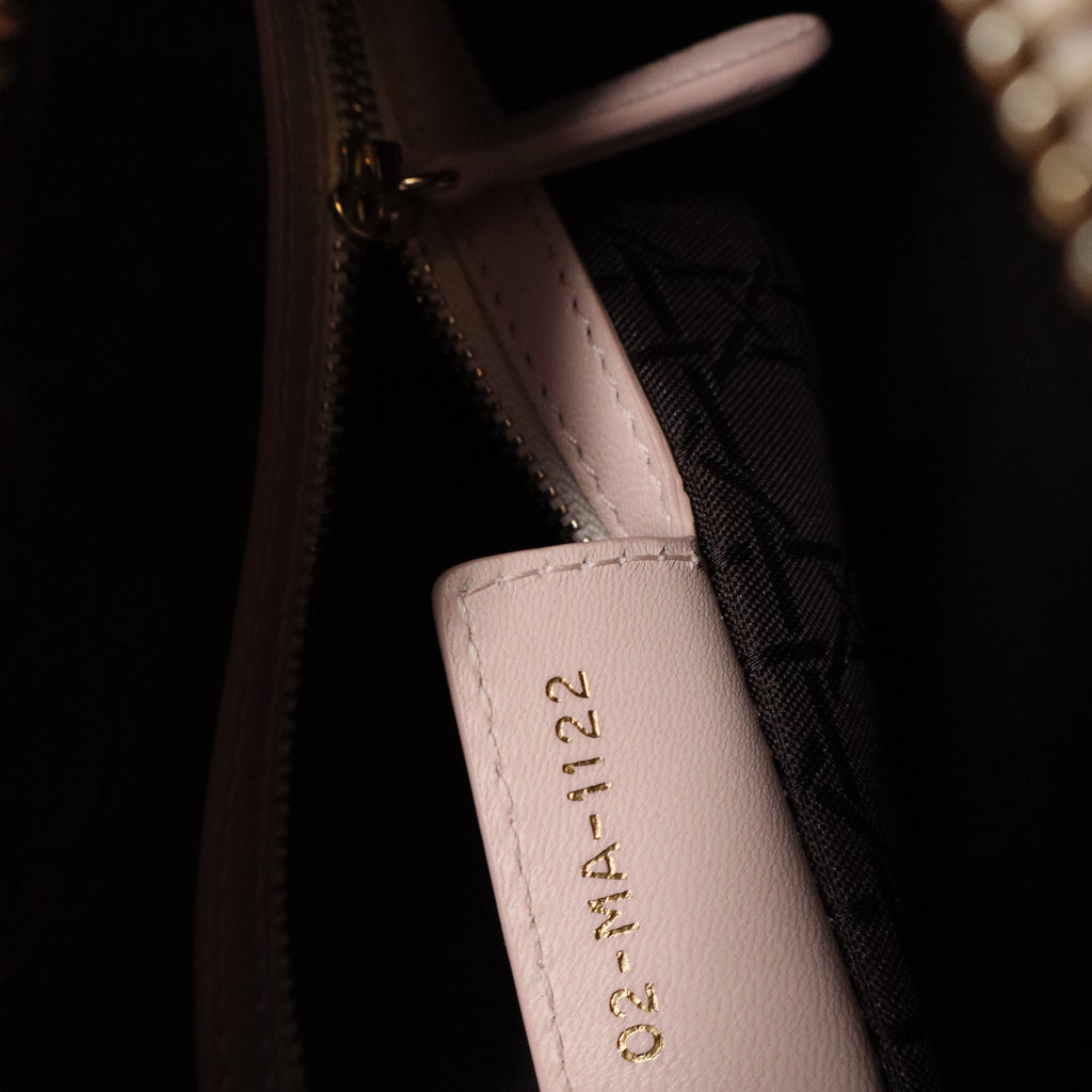 Lambskin Cannage Large Lady Dior Light Pink