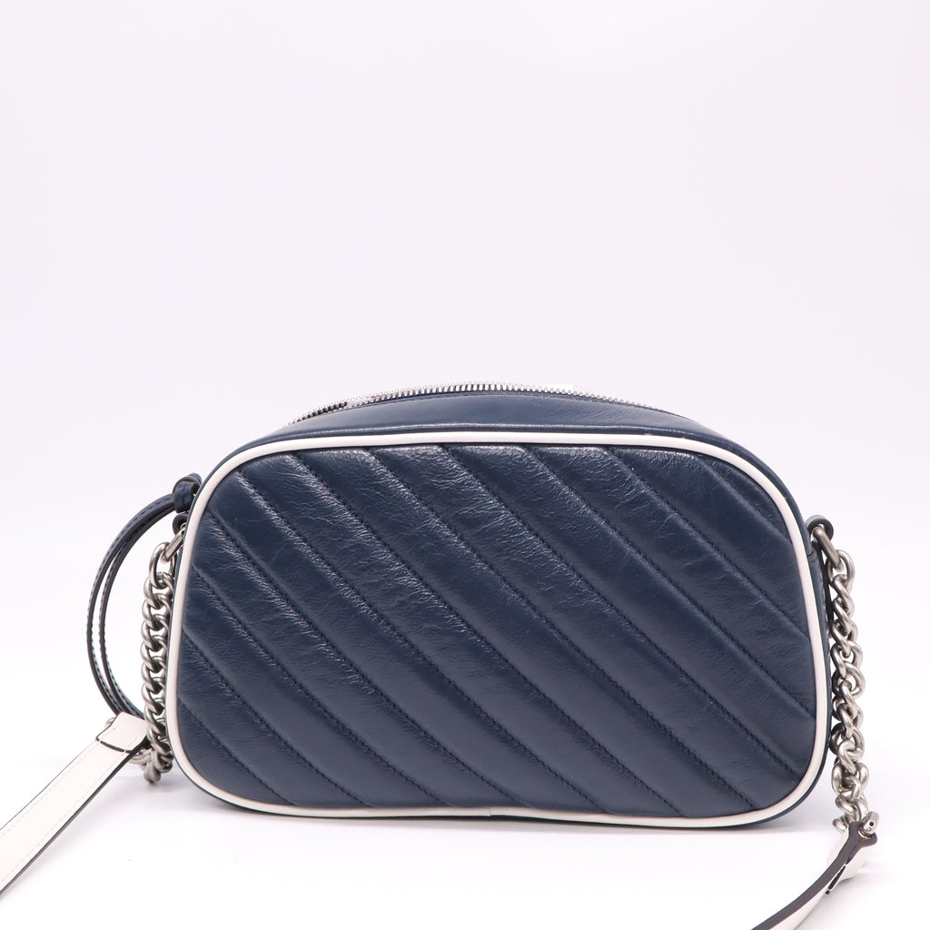 GG Marmont Shoulder Bag Diagonal Quilted Leather Small twins LDJ4630
