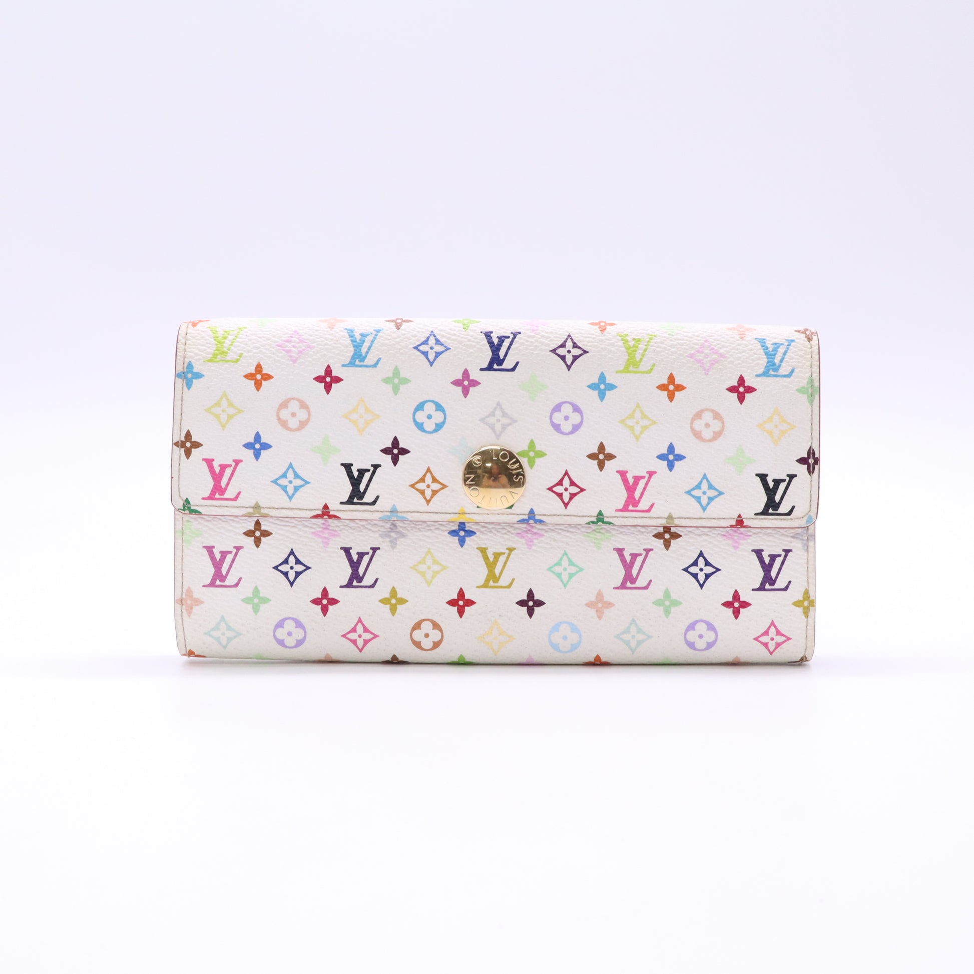 Louis Vuitton Takashi Murakami Monogram Multicolore Porte Tresor International Wallet W22685