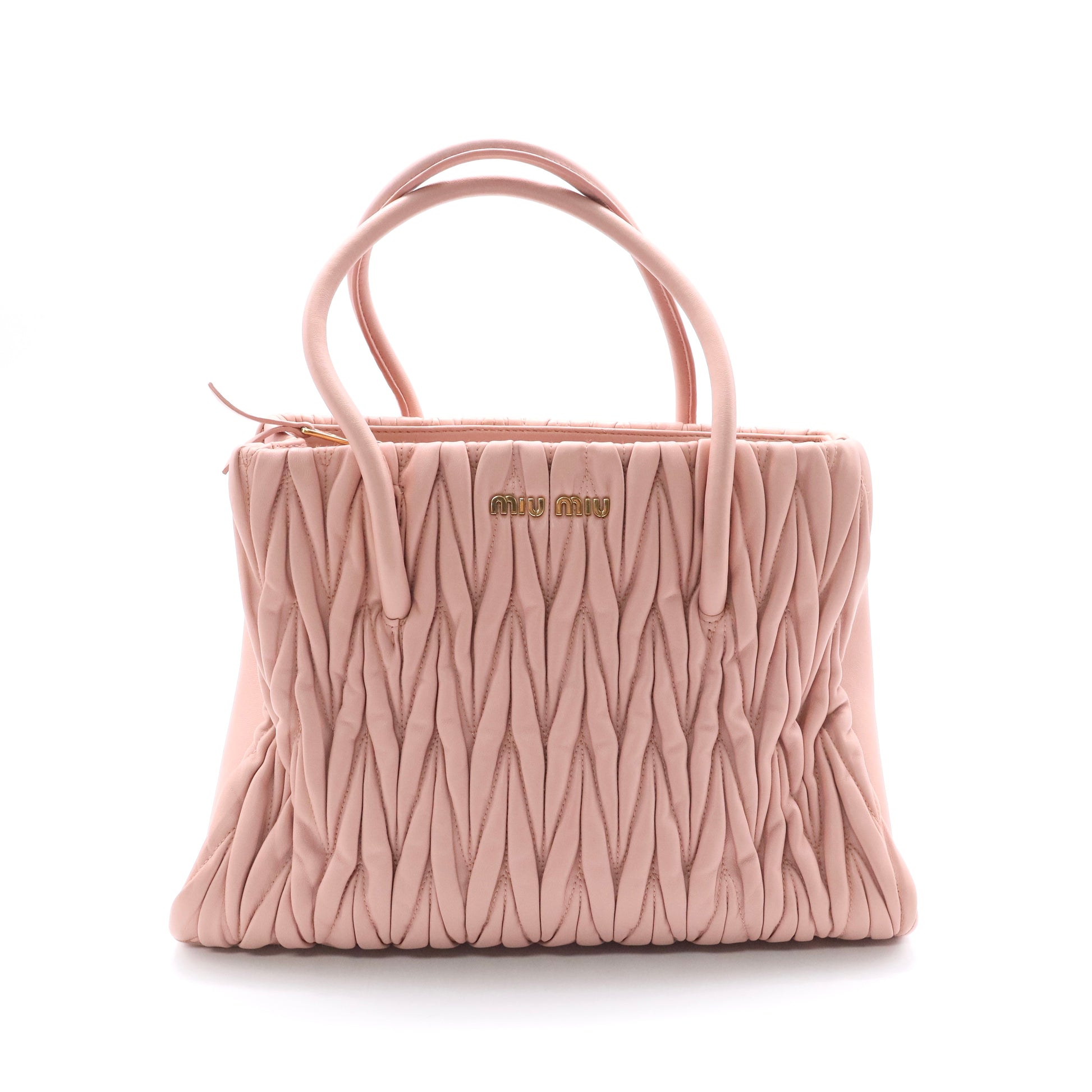 Convertible Tote Matelasse Leather Medium