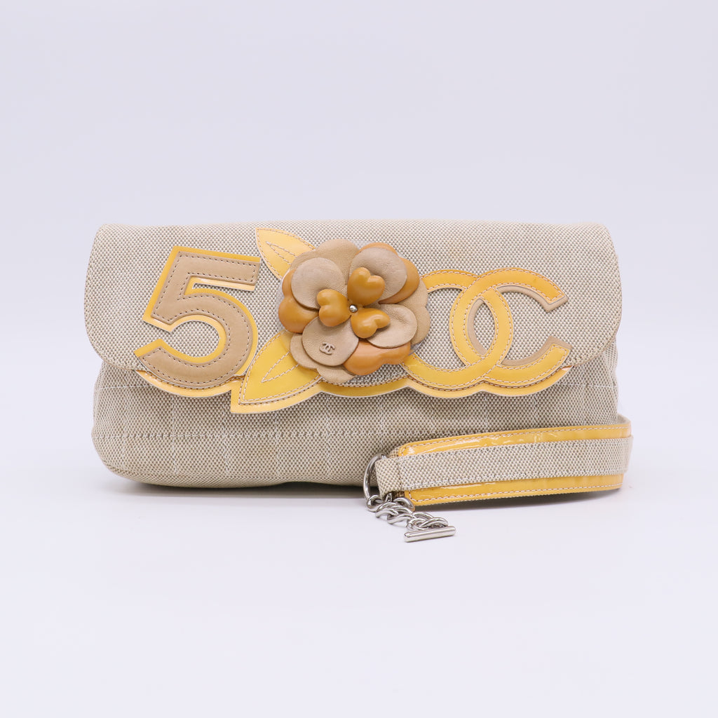 Chanel Cruise 2006 "No. 5" Camellia Canvas Bag B23617