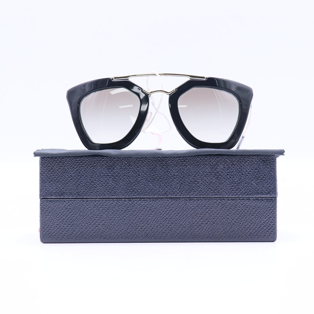 Prada Acetate Cinema Sunglasses SPR Black Twins LDJ3736